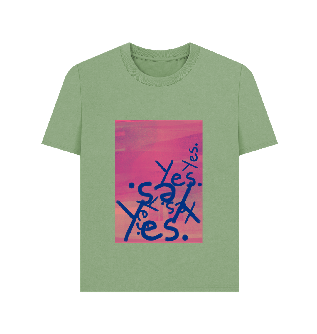 Sage Yes Yes Women's T