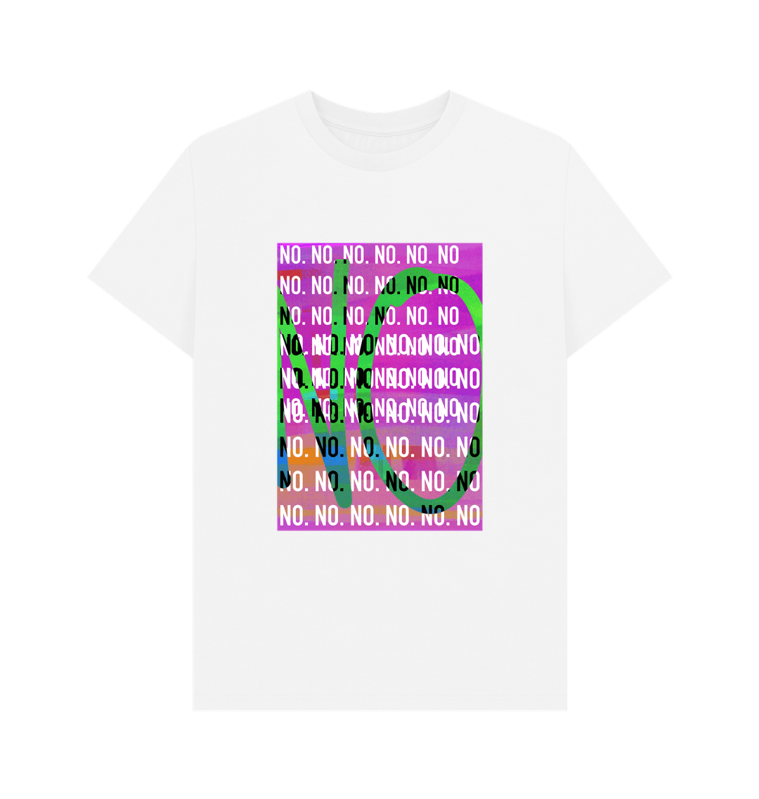 White No No mens T