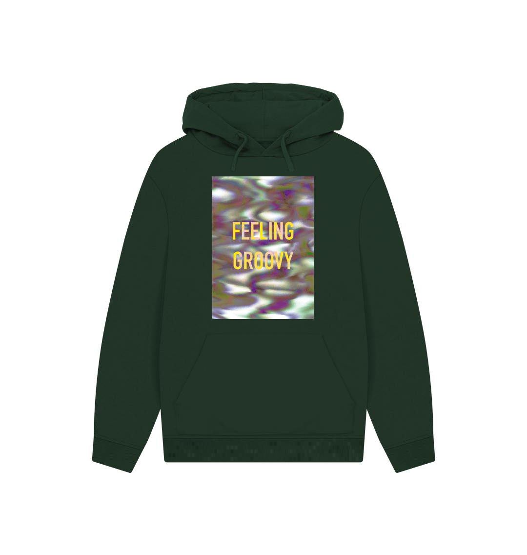 Evergreen FEELING GROOVY Hoddie uniaex on block graphic