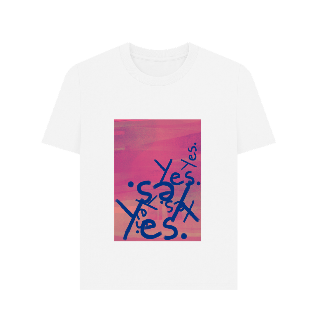 White Yes Yes Women's T