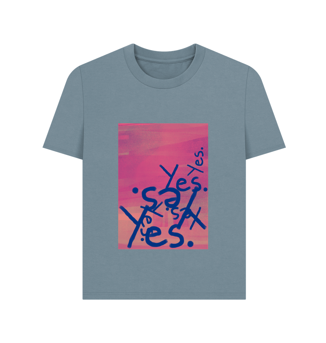 Stone Blue Yes Yes Women's T