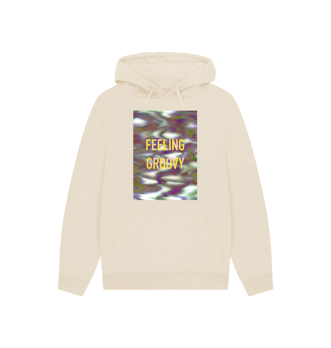 Oat FEELING GROOVY Hoddie uniaex on block graphic