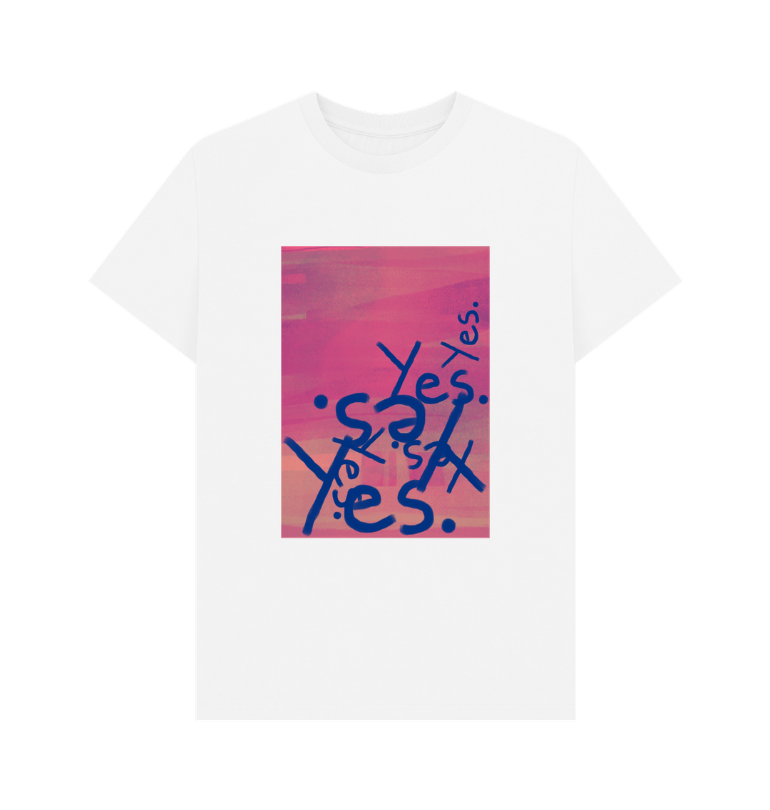 White Yes Yes mens T